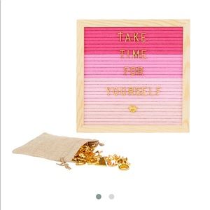 Purple Ombre Felt Letter Board